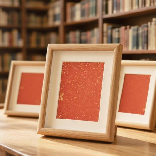 Medium Density Fiberboard & Glass Picture Frame handmade PC