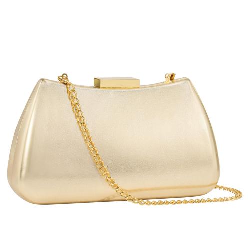 PU Leather Box Bag Clutch Bag attached with hanging strap Polyester PC