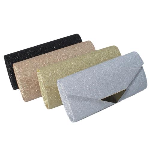 PVC hard-surface Clutch Bag attached with hanging strap Polyester PC