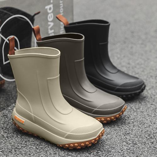 PVC Rain Boots hardwearing & anti-skidding & waterproof EVA Pair