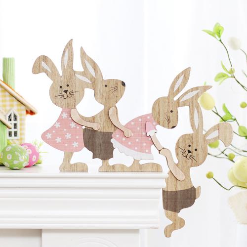 Wood Easter Design Decoration PC