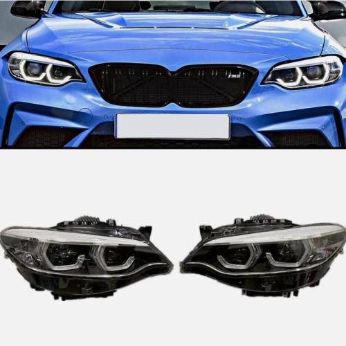 LED Headlights Assembly For BMW 2 Series F23 F22 F87 M2 Xenon/HID Facelift 14-21