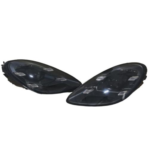 Pair Matrix Full LED Headlight DRL Upgrade For 16-23 Porsche 718 Boxter Cayman