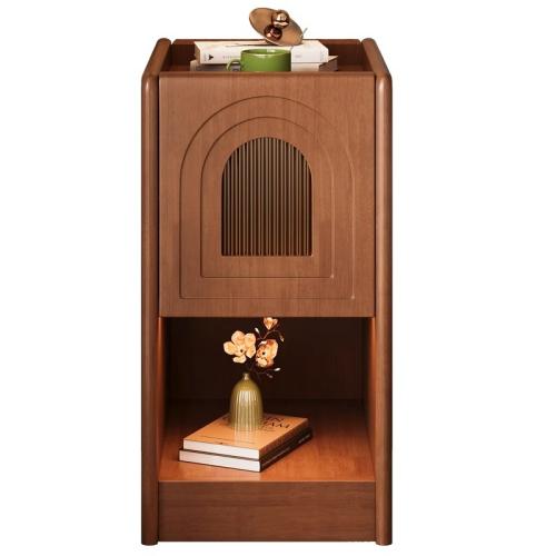 ソリッドウッド ベッドサイドキャビネット 単色 選択のためのより多くの色 一つ