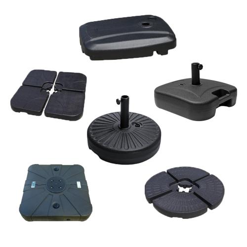 Kunststoff Regenschirmständer, Schwarz,  Stück