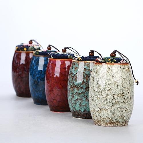 Céramique Caddies de thé Autres plus de couleurs pour le choix pièce