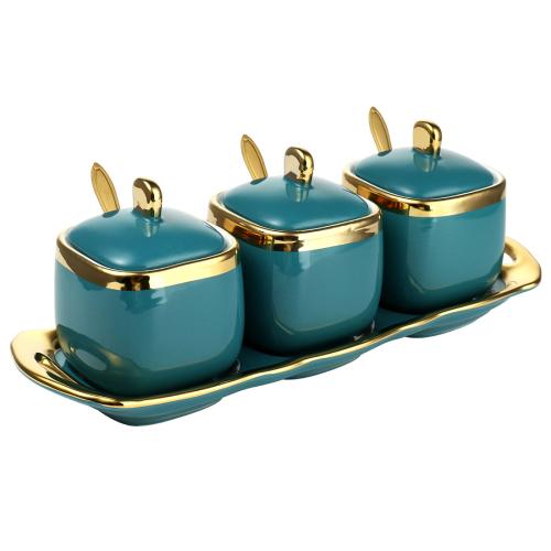 Keramik Würzbox Set, Solide, mehr Farben zur Auswahl,  Festgelegt