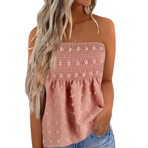 Poliéster Parte superior del tubo, impreso, más colores para elegir, trozo