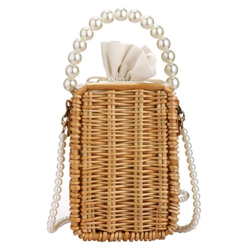 Rattan Handbag attached with hanging strap PC