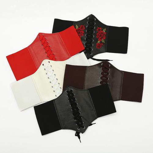 PU Leather Easy Matching Waist Band flexible Solid PC