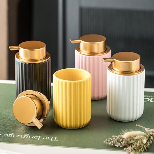 Keramik Seifenflasche, mehr Farben zur Auswahl, Stück