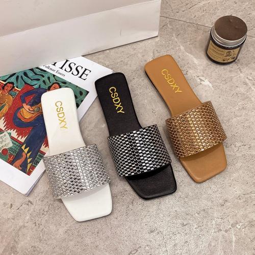 Cuero de la PU Sandalias Mujer, más colores para elegir,  Par