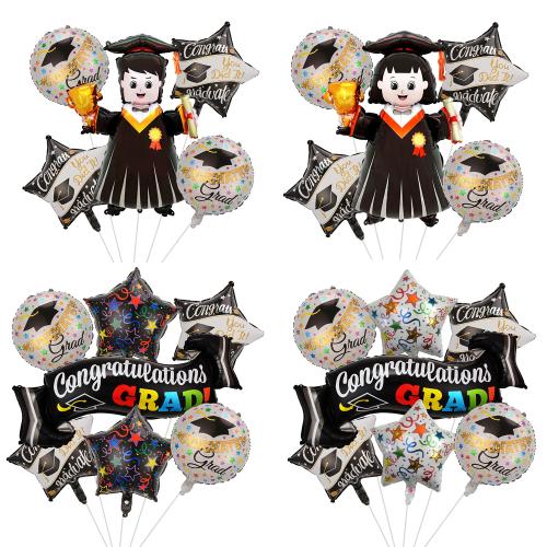 Aluminiumfolie Ballon-Dekoration-Set, mehr Farben zur Auswahl, Festgelegt