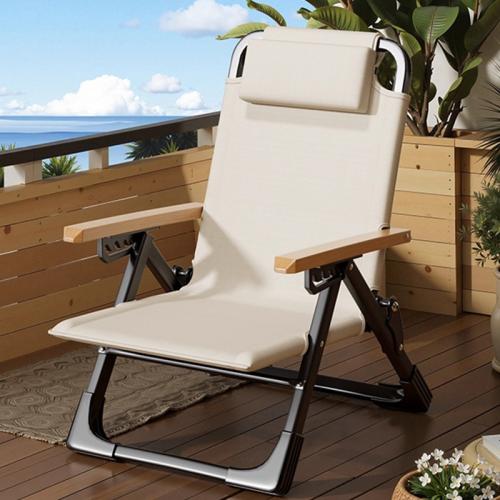 Metal & Oxford Outdoor Foldable Chair, portable & adjustable & different design for choice,  Beech wood, Solid,  PC
