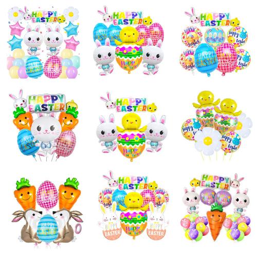 Aluminiumfolie Ballon-Dekoration-Set, mehr Farben zur Auswahl, Festgelegt