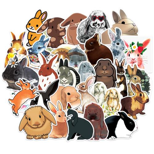 Klebeetikettenpapier & Pvc Aufkleber Papier, Gedruckt, gemischtes Muster, mehrfarbig, 5Legt/Viel, Viel