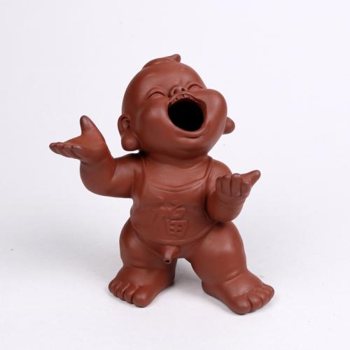 Purple Clay Creative Tea Pet Decoration, brown,  PC