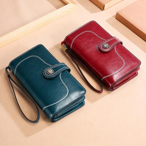 Cuero & Poliéster Billetera, más colores para elegir, trozo