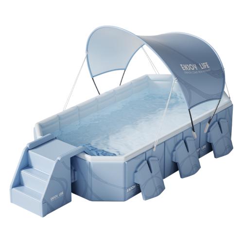 Pvc Blauwe stuk