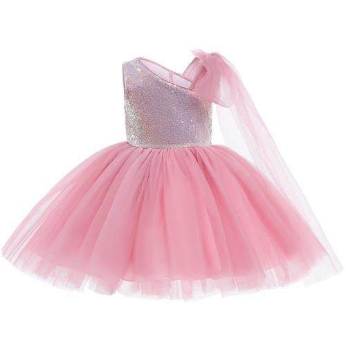 Algodón Vestido de una sola pieza de la muchacha, labor de retazos, Otros, más colores para elegir,  trozo