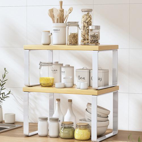 Carbon Steel Multifunction Kitchen Shelf for storage & multiple pieces Set