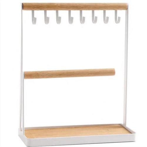 Iron Multilayer & Multifunction Jewelry Holder white PC