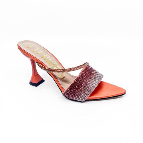 PU Leather Stiletto High Heels Fish Head Sandals hardwearing Pair