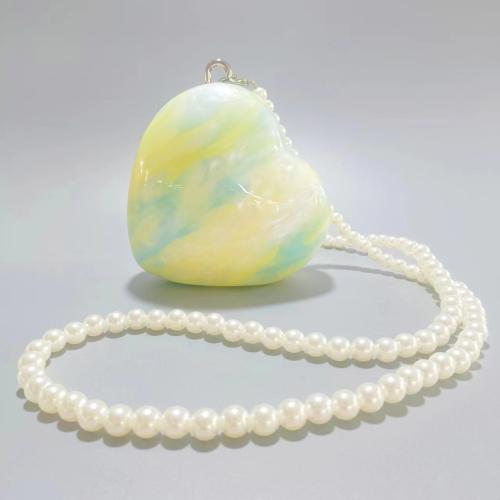 Acrílico & Perla de plástico Bolso de embrague, más colores para elegir,  trozo