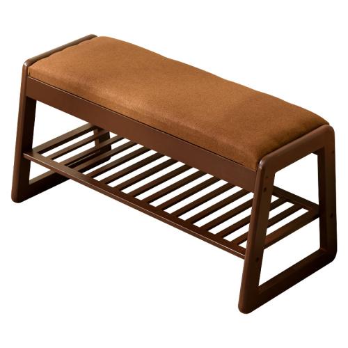Moso Bamboo Stool for storage & breathable Sponge & Cotton Linen PC