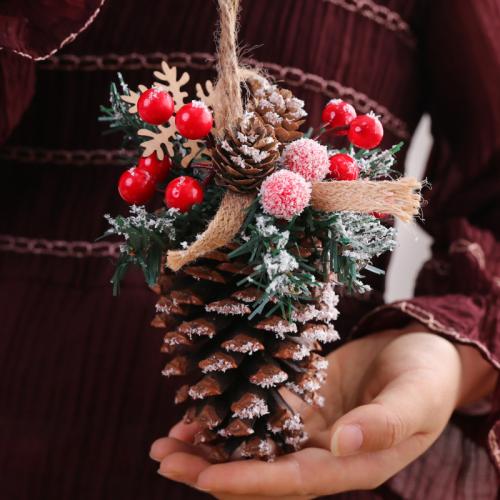Lin Décoration suspendue d’arbre de Noël modèle différent pour le choix plus de couleurs pour le choix pièce