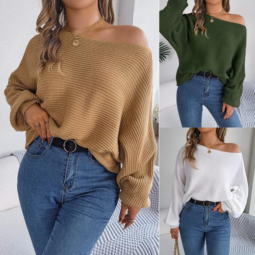 Acrylic Women Sweater & loose Solid PC