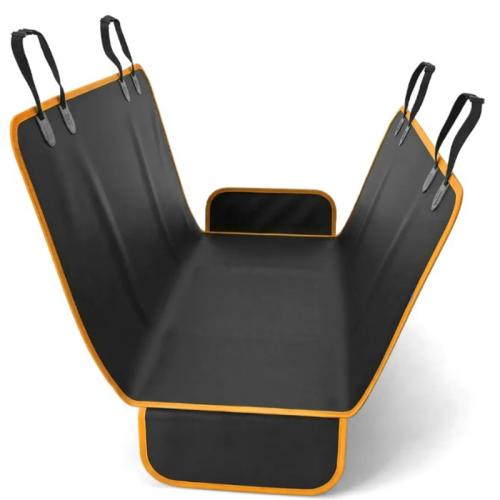 Paño Estera de coche para mascotas, Sólido, negro,  trozo