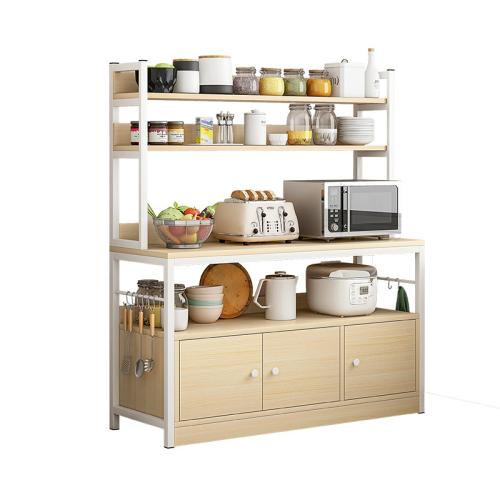 Steel & Medium Density Fiberboard Kitchen Shelf for storage PC