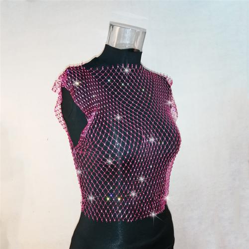 Polyester Vrouwen mouwloze blouses meer kleuren naar keuze stuk