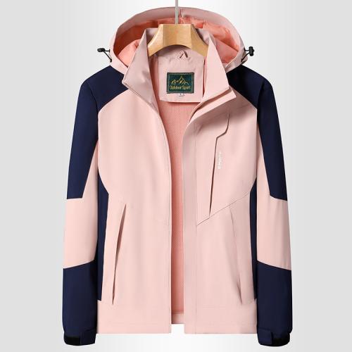 Polyester Quick Dry & windproof & Sport Women Outdoor Jacket & waterproof Solid PC