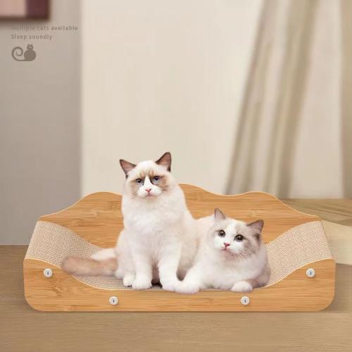 波形紙 & 木製 猫スクラッチボード 選択のためのより多くの色 一つ