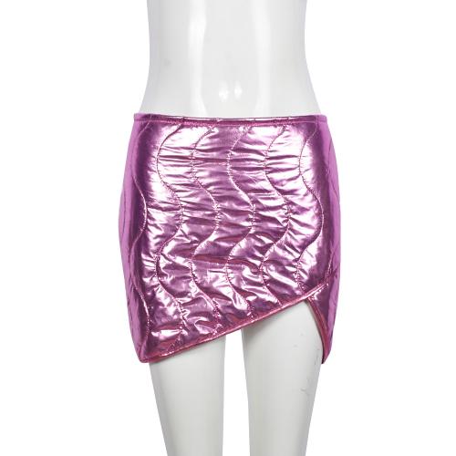 Poliéster Falda, fucsia, trozo