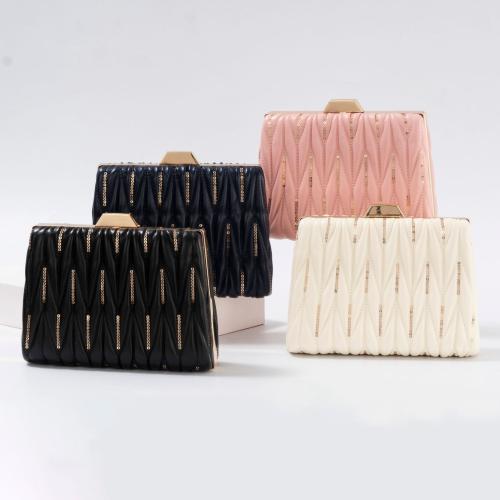 Metal & PU Leather & Polyester Easy Matching Clutch Bag PC