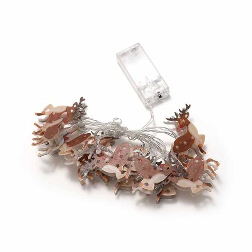 Plastic Kerstlicht Deerlet stuk