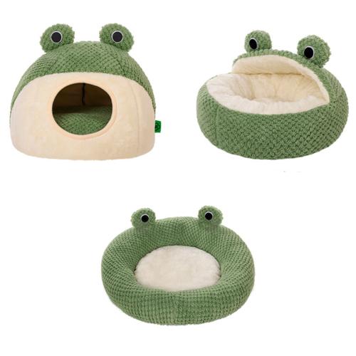 Plush Pet Bed & thermal green PC