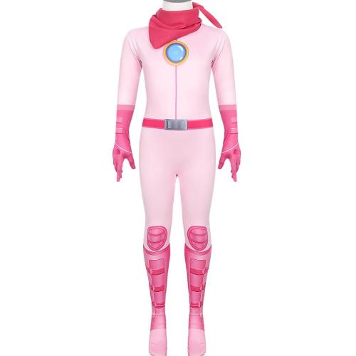 Polyester Children Princess Costume Cute & breathable Solid Set