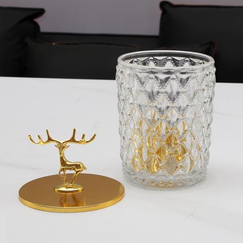 Glass Storage Jar dustproof transparent PC