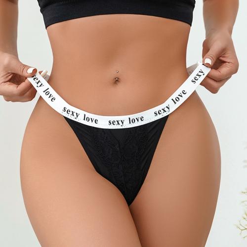 Polyamide Sexy T-back & breathable black PC