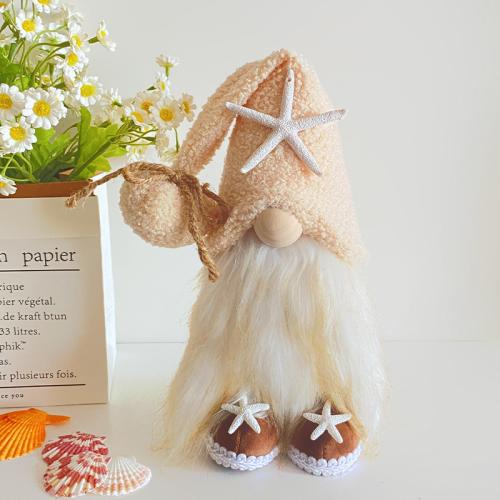 PP Cotton & Plastic & Knitted Creative Doll white PC