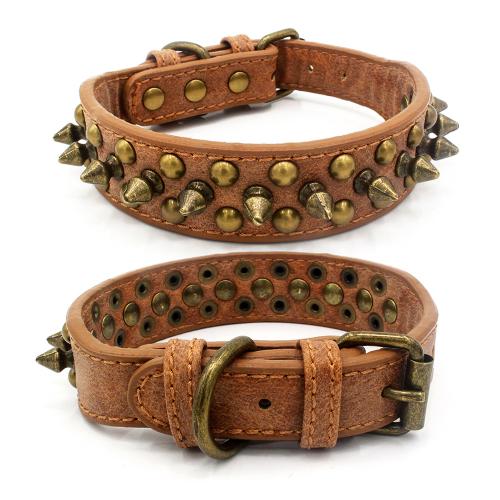PU Leather adjustable Pets Collar PC