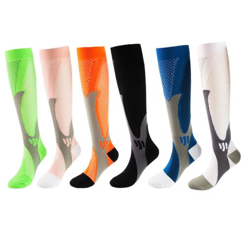 Coton Chaussettes de compression plus de couleurs pour le choix Paire