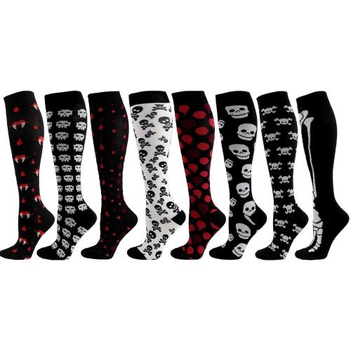 Coton Chaussettes de compression couleur et motif différents pour le choix Paire