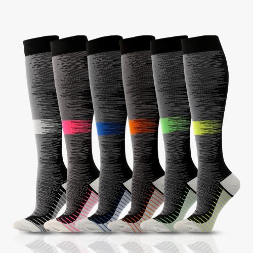 Coton Chaussettes de compression plus de couleurs pour le choix Paire