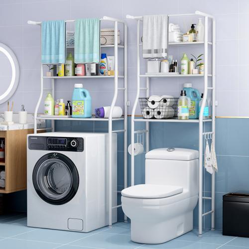 Stainless Steel triple layer & Punch-free Storage Rack for bathroom PC