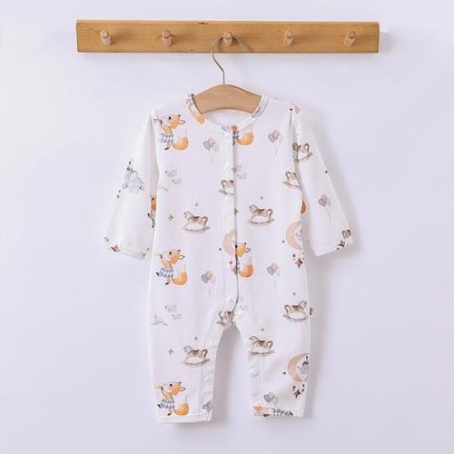 Cotton Baby Jumpsuit Cute & unisex printed shivering PC